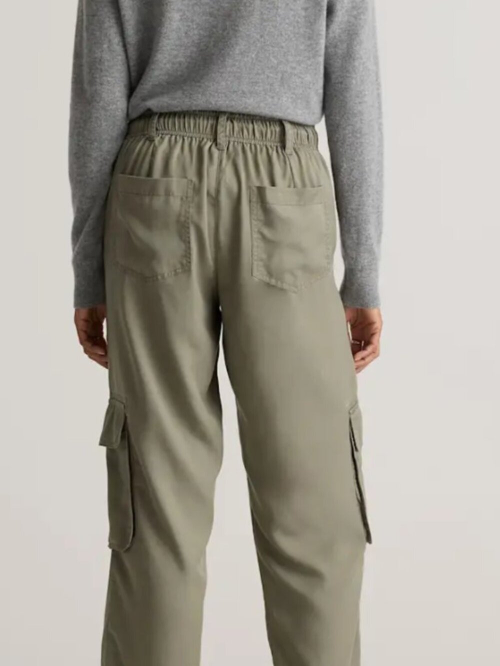 Quince Green Drawstring Tencel Pants Size Xl - Picture 8 of 8